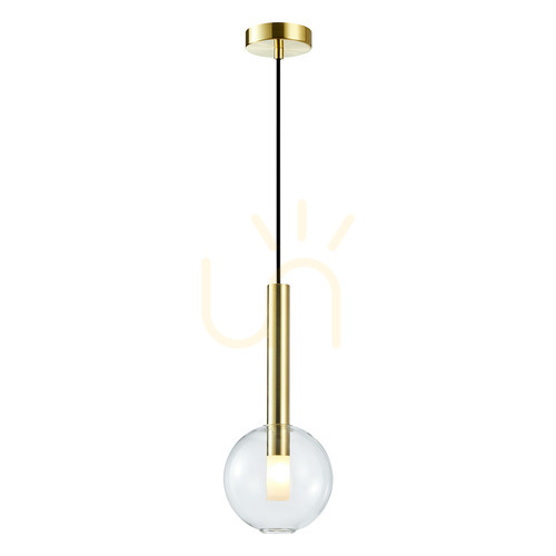 Sprawdź Lampa wisząca Milagro Niko Gold ML0330 złota 1×G9 Ø 15 cm
