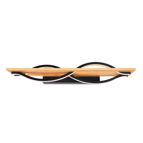 Sprawdź Kinkiet Italux Conato LED czarny 2-punktowy 50 cm WL-23848-30W-BK-GD