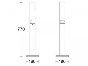 Lampa ogrodowa LED 8,7W Steinel GL 65 LED z czujnikiem small 2