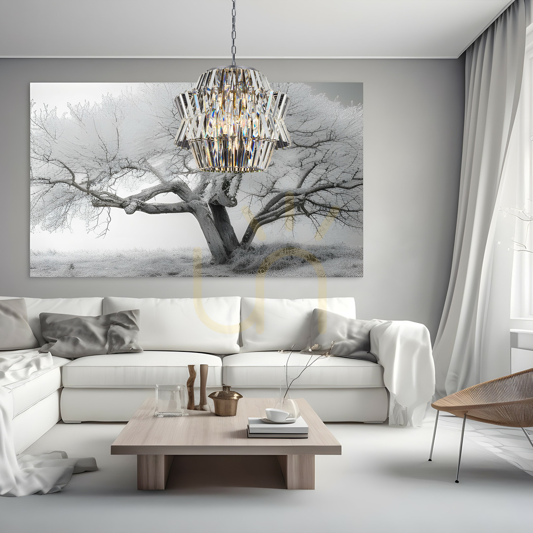 Wyświetl Kryształowy Żyrandol Crown Chrome 12x E14 Kryształowy Żyrandol Crown Chrome 12x E14