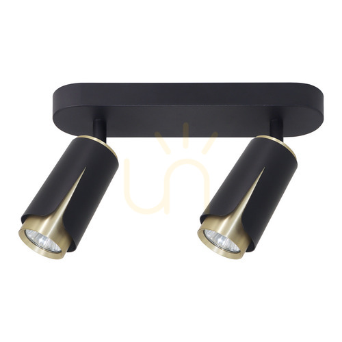 Sprawdź Flower Black Gold Spot 2x Gu10
