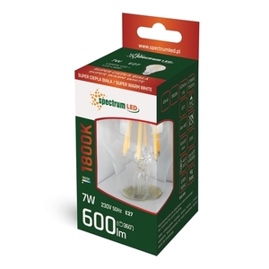 Led Gls E 27 230 V 7 W Cog 1800 K Clear Spectrum small 1