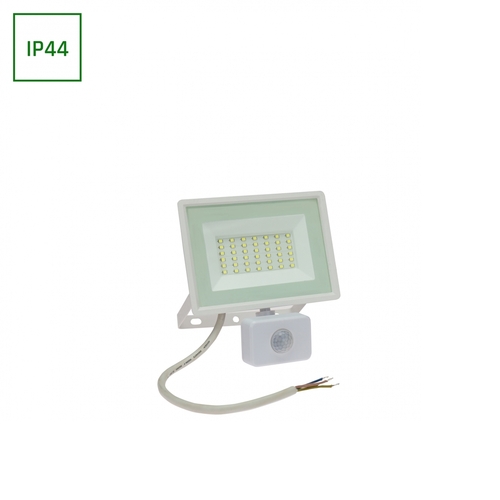 Sprawdź Noctis Lux 3 Naświetlacz 30 W Ww 230 V Ip44 150x190x53mm Biały Czujnik Ruchu Pir