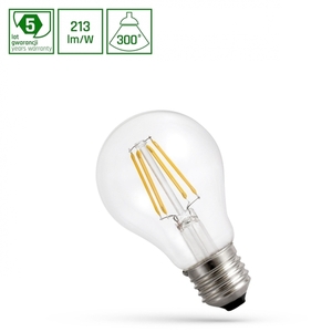 Led Gls E 27 230 V 6.8 W Cog A Class Ww Clear Spectrum 5 Lat Gwarancji small 0