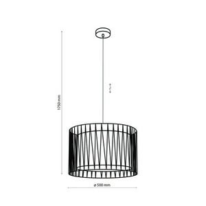 Harmony Black Lampa Wisząca 3 Pł small 3