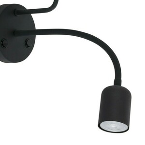 Maja Black Kinkiet 2 Pł E27 + GU10 small 2