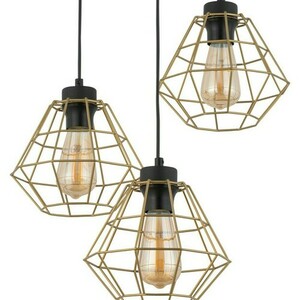 Diamond Gold Lampa Wisząca 3 Pł small 3