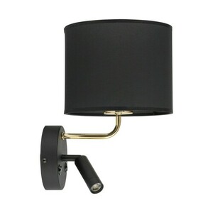 Richi Black/Gold Kinkiet 1Xe27+1Xg9 small 2