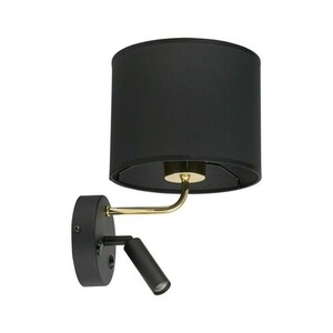 Richi Black/Gold Kinkiet 1Xe27+1Xg9 small 5