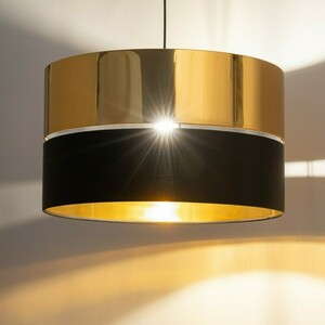 Hilton Black/Gold Lampa Wisząca 1 Pł small 1