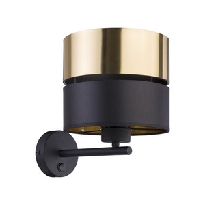 Hilton Black/Gold Kinkiet 1 Pł small 0