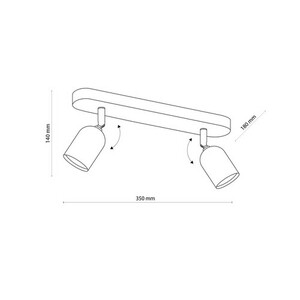 Top White Lampa Sufitowa 2 Pł small 2