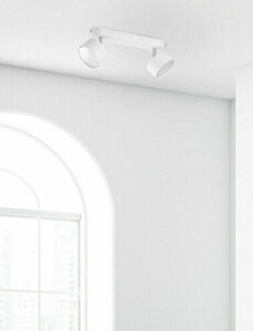 Clark White Lampa Sufitowa 2 Pł small 2