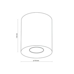 Orion White Lampa Sufitowa 1 Pł small 3