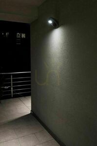Kinkiet zewnętrzny SU-MA EGGO LED ciemny popiel IP54 3-punktowy 6160 small 1