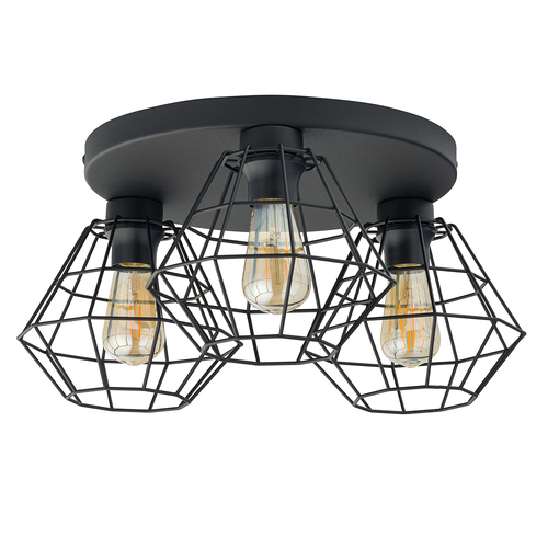 Sprawdź Diamond New Black Lampa Sufitowa 3 Pl
