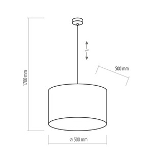 Tercino Black Lampa Wisząca 3 Pł 500 small 3