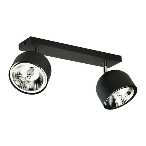 Sprawdź Altea Black Lampa Sufitowa 2 Pł + Żarówki