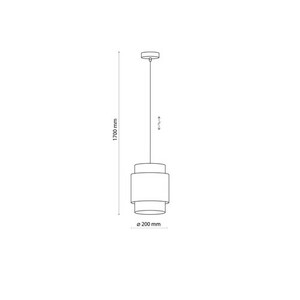 Boho White Lampa Wisząca 1 Pł 200 small 3