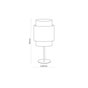 Boho White Lampka Nocna 1 Pł small 5