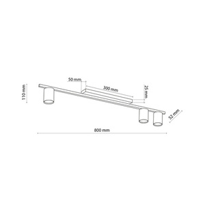 Logan White Lampa Sufitowa 3 Pł small 7