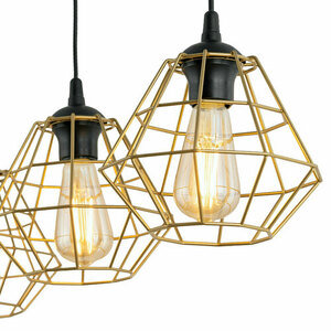 Diamond New Black/Gold Lampa Wisząca 3 Pl Listwa small 7