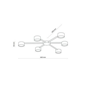 Avia Black Lampa Sufitowa 6 Pł small 9