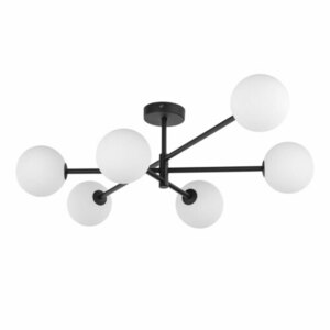 Sarius Black Lampa Sufitowa 6 Pł small 0