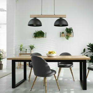Oslo Black Lampa Wisząca 2 Pł small 1