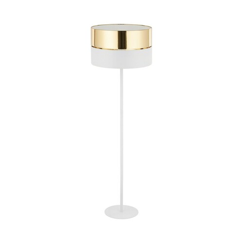 Sprawdź Hilton White/Gold Lampa Podłogowa 1 Pł