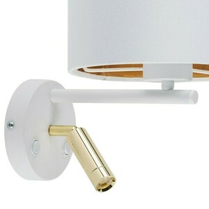 Kinkiet TK-Lighting Hilton 2x E27 G9 biało-złoty 28 cm small 1