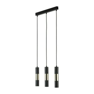 Vivien Black/Gold Lampa Wisząca 3 Pł Listwa small 7
