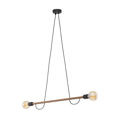 Sprawdź Helix Wood Orzech Lampa Wiszaca 2 Pł