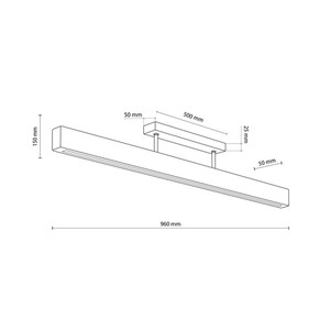 Teo Orzech Lampa Sufitowa Led small 7