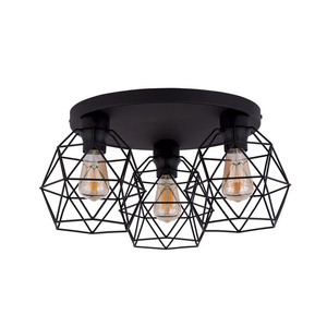 Galaxy Black Lampa Sufitowa 3 Pł Koło small 0