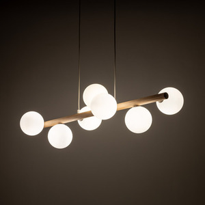 Estera Wood Lampa Wisząca 7 Pł small 1