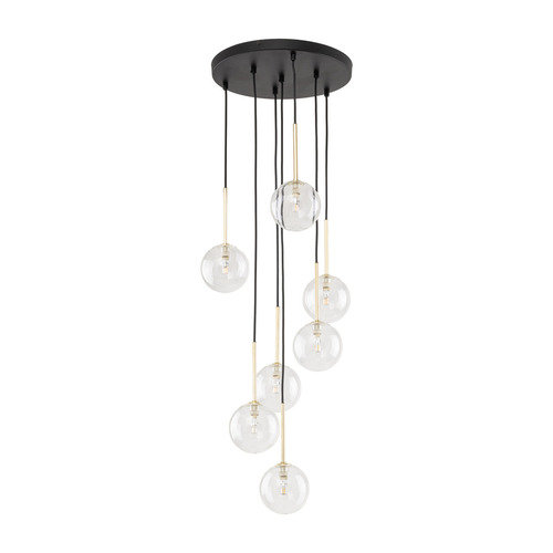Sprawdź Nilos Black / Gold Lampa Wisząca 7