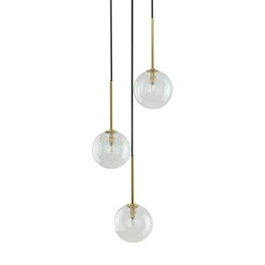 Nilos Black / Gold Lampa Wiszaca 3Pł small 3