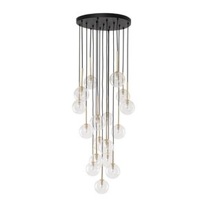 Nilos Black / Gold Lampa Wiszaca 17 small 8