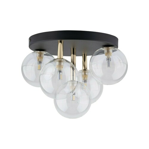 Sprawdź Nilos Black / Gold Lampa Sufitowa 5Pł