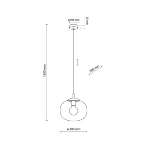 Vibe Transparent Lampa Wisząca 1 300 small 4