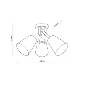 Vaio White Lampa Sufitowa 3 Pł small 2