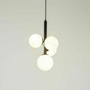 Lampa wisząca Sigma Perla 4 czarna 4xG9 33487 small 2