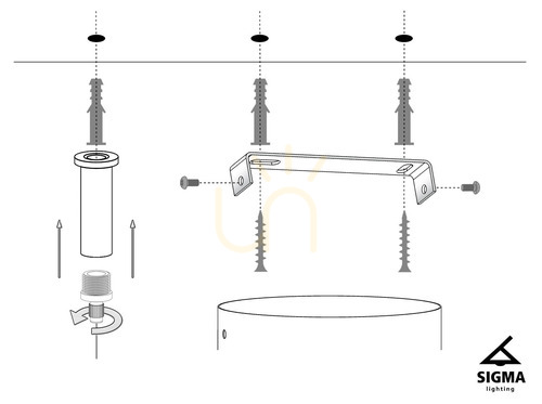 Sprawdź Lampa wisząca Sigma Silia 4 czarna 33691