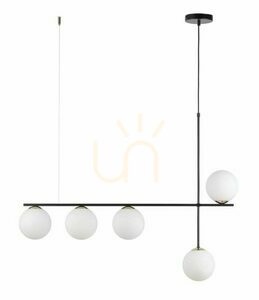 Lampa wisząca Sigma Silia 5 czarna 33694 small 0