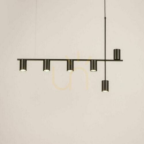 Sprawdź Lampa wisząca Sigma Vendo 6 czarna GU10 90 cm SKU 33695