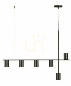Lampa wisząca Sigma Vendo 6 czarna GU10 90 cm SKU 33695 small 0