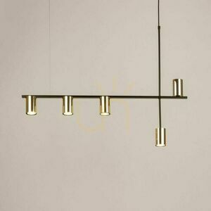Lampa wisząca Sigma Vendo 5 czarna mosiądzowana 90 cm 5xGU10 SKU 33693 small 1