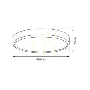 Plafon LED Milagro MAQ ML0439 czarny 30 cm 24 W 3CCT small 6