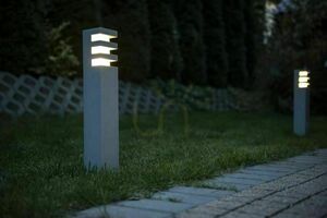 Kinkiet zewnętrzny SU-MA RADO K AL srebrny IP54 LED 18 W RADO K AL small 2
